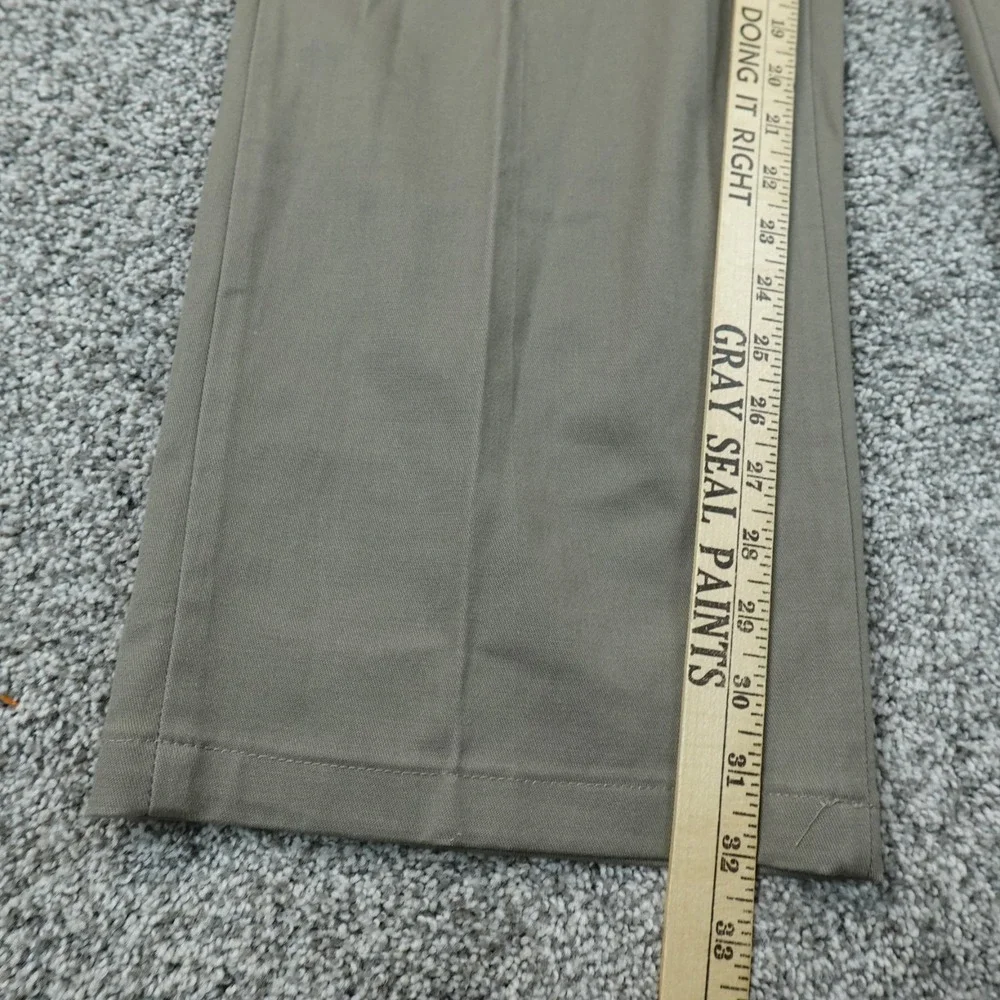 NEW Wrangler Pants Mens 38X32 Brown Comfort Flex Waistband Chino Trouser Stretch